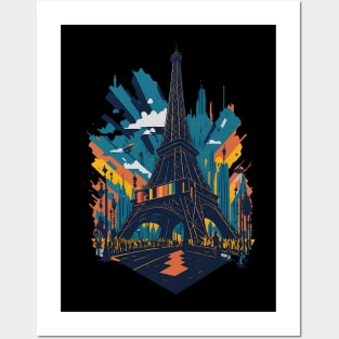 Eiffel Tower Posters and Art